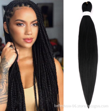 dropshipping Women 90g PreStretched Screen Frames synthetic Hair For Braids Synthetic Crochet Braiding Hair Extension EZ braids